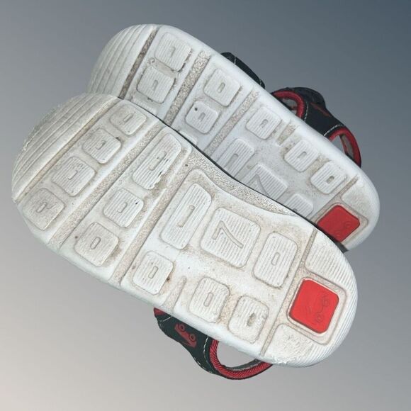 Toddler Baby See Kai Run Cyrus Flexirun Gray/Red Sandals Size 7 - Picture 4 of 6